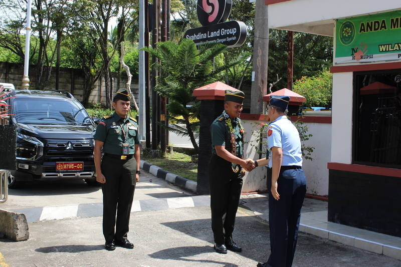 Penyambutan Plt. Kepala Pengadilan Militer I-07 Balikpapan